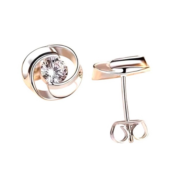 Jewelry - CZ Silver Stud Earrings